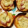 ちゃる♡'s cooksnap of when they made オーロラソースで餃子の皮ピザ♡.