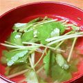 埼ちゃん's cooksnap of when they made 超簡単　旬のわかめと竹の子のお吸い物.