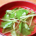 埼ちゃん's cooksnap of when they made 超簡単　旬のわかめと竹の子のお吸い物.
