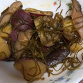 めぐこたん's cooksnap of when they made サツマイモと切り昆布の煮物.