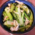 食いしん坊山ガール's cooksnap of when they made 小松菜と油揚げの塩しょうが炒め.