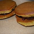 さっちん２７１７'s cooksnap of when they made どら焼き！上手く焼けなければトラ焼き！.