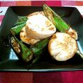 Ｒｅｅ☆'s cooksnap of when they made オクラとホタテのソテーわさび醤油和え.