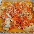 takoyuma's cooksnap of when they made にんじんしりしりwith高野豆腐.
