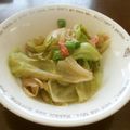 Ｐ子ママ's cooksnap of when they made レタスとかにかまサッと炒め。お弁当にも♪.