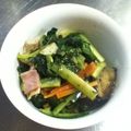 あめあん's cooksnap of when they made ほうれん草茄子ドレサラダ☆.