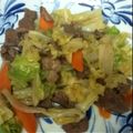 ねっぴ〜's cooksnap of when they made 牛肉とキャベツのオイスターソース炒め.