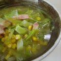 りんばたまま's cooksnap of when they made 新玉ねぎ、キャベツとコーンの春色スープ.