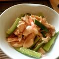 山羊ご飯's cooksnap of when they made 簡単☆ささみとキュウリの中華風サラダ.