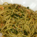 mamajiro's cooksnap of when they made 桜えびとあおさのりの和風パスタ.
