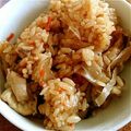 茶兎子's cooksnap of when they made 鶏ごぼうの炊き込みご飯.