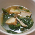 amanusa's cooksnap of when they made 小松菜と厚揚げの煮びたし☆.