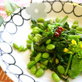 薄荷パン's cooksnap of when they made なばなと枝豆の青菜炒め.