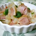 sumirenore's cooksnap of when they made かぶとベーコンの、ころころ炒め.