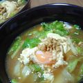 かき氷's cooksnap of when they made すぐできた！白菜・そぼろ・カレーうどん.