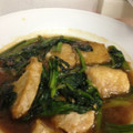 kumama's cooksnap of when they made 柔らか♡もうかさめとほうれん草の醤油炒め.