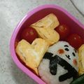 サーフブレイド's cooksnap of when they made お弁当に♪うちの定番!ハートの卵焼き☆.