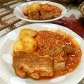 りんごのど飴's cooksnap of when they made スペアリブと大豆とじゃがいものトマト煮込.
