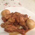Poosanmama's cooksnap of when they made ☆たまごと手羽元の甘辛煮☆.