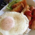 ４番目's cooksnap of when they made ノンオイル♪ぷりっぷりの目玉やき.