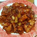 piiiiin's cooksnap of when they made 鶏ムネ肉のキムチ風味炒め.