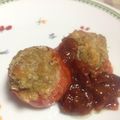 ありすのお茶会's cooksnap of when they made トマトの肉詰め♪〜トマトソース添え〜.