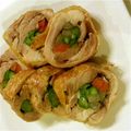 セビル's cooksnap of when they made チキンロール巻き.