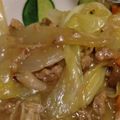 Takire's cooksnap of when they made ☆キャベツとひき肉のコクうま豚丼☆.