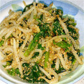 kunpuu's cooksnap of when they made ほうれん草ともやしのナムル☆.