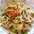 kazuking09's cooksnap of when they made 味付け不要！サバ缶で焼うどん.