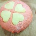 nachuho's cooksnap of when they made 可愛い2色のハート♥メロンパン.