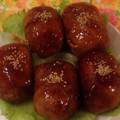 ととま〜る's cooksnap of when they made 肉巻きおにぎり☆焼肉のたれ.
