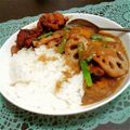 夏目鴾音's cooksnap of when they made 野菜たっぷり！揚げ野菜カレー♥︎.