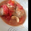 sharana's cooksnap of when they made ルクエでごきげん＊トマト煮込みハンバーグ.