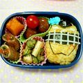 はな♡ごん's cooksnap of when they made 烈車戦隊！トッキュウジャー キャラ弁.