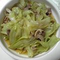 かにもに's cooksnap of when they made *肉味噌キャベツ*.