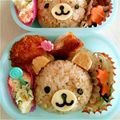 ユリセママ's cooksnap of when they made 冬のリラックマキャラ弁当.