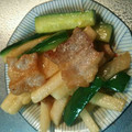 ゆずみそ鹵's cooksnap of when they made 大根と胡瓜のピリ辛炒め.