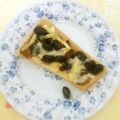 メルティローズ's cooksnap of when they made 黒豆×ラムレーズンのチーズトースト.