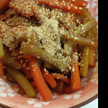 あまぽちゃ's cooksnap of when they made 大根と人参のきんぴら♪.