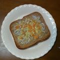 サーフブレイド's cooksnap of when they made 朝ごはん♪めざせ骨太じゃこチーズトースト.