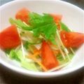 みきゅうり's cooksnap of when they made 水菜と千切り野菜のサラダ.