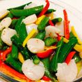 izoom's cooksnap of when they made ホタテとグリーン野菜のマスタードマリネ.