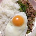 め～にゃん's cooksnap of when they made ガパオ・タイ風バジル炒めご飯.