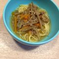 ちあきのき's cooksnap of when they made シェフ直伝☆和風きんぴらパスタ.