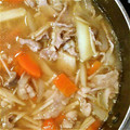 mily＊'s cooksnap of when they made 切って煮るだけ、簡単豚汁.