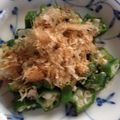 ４番目's cooksnap of when they made レンジでチン★かんたんオクラ小鉢.