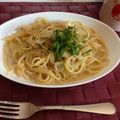 ひとみCREW's cooksnap of when they made シーフードmixのミルクスープパスタ.