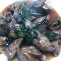 NOTTU8's cooksnap of when they made ニラと鶏レバーの炒め煮♪.