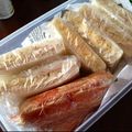 ﾊﾀﾊﾀ's cooksnap of when they made 余ったパン耳で★耳ロールサンド♪♪.